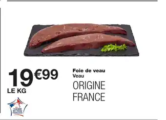 Monoprix Foie de veau offre