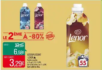 Match LENOR ASSOUPLISSANT ▲ offre