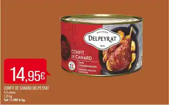 Match DELPEYRAT CONFIT DE CANARD offre