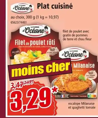 Norma LA CUISINE D'OCÉANE Plat cuisiné offre