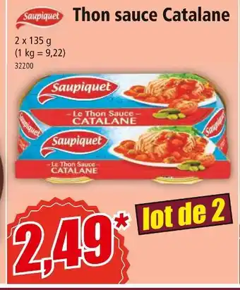 Norma SAUPIQUET Thon sauce Catalane offre