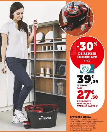 Super U VILEDA KIT TURBO VILEDA offre