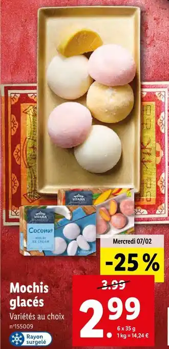 Lidl VITASIA Mochis glacés offre