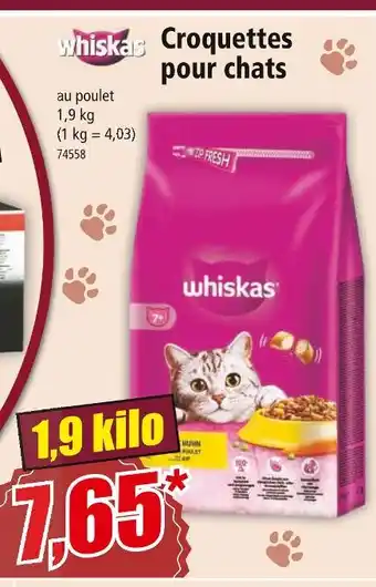Norma WHISKAS Croquettes pour chats offre