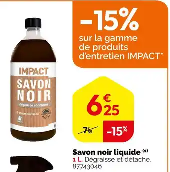 Weldom IMPACT Savon noir liquide (1) offre