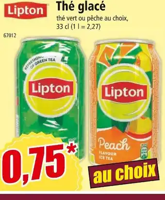 Norma LIPTON Thé glacé offre