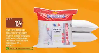 Match DODO OREILLERS MŒLLEUX DOUCES RÊVERIES offre