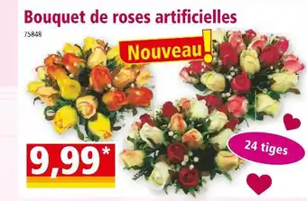 Norma Bouquet de roses artificielles offre