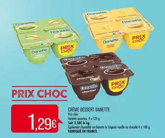 Match DANETTE CRÈME DESSERT offre