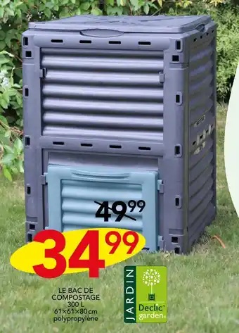 Declic'garden LE BAC DE COMPOSTAGE
