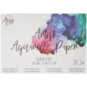 Action Action Papier aquarelle Creative Artist offre