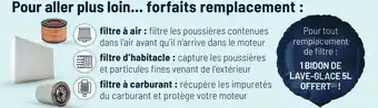 Bon plan sur les filtre Ă air, filtre dâhabitacle, filtre Ă carburant