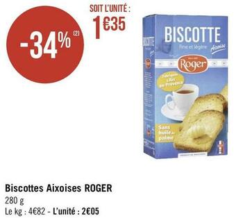 Roger biscottes aixoises