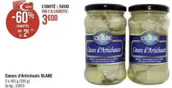 Olabe cœurs d’artichauts