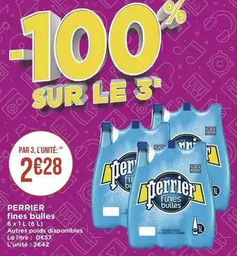 Perrier perrier fines bulles