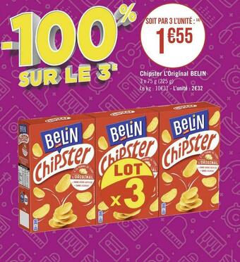 Belin chipster l’original