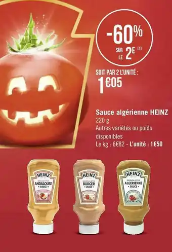 Heinz sauce algérienne
