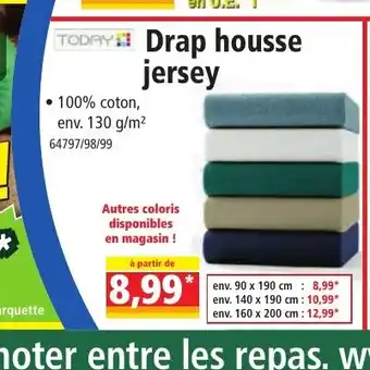 Norma TODAY Drap housse jersey offre