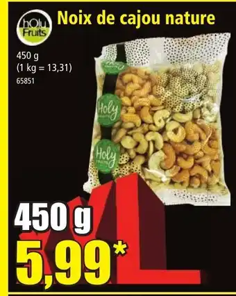 Norma Noix de cajou nature offre