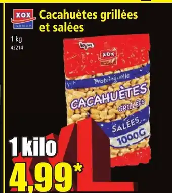 Norma Cacahuètes grillées et salées offre
