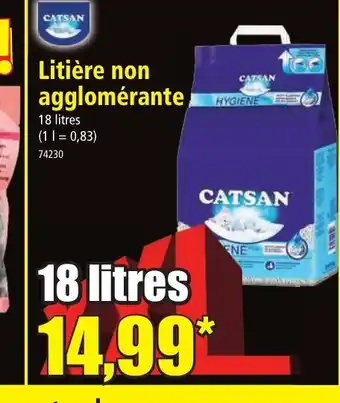 Norma Litière non agglomérante offre