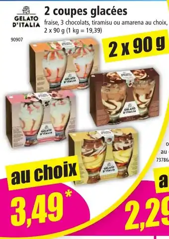 2 coupes glacées