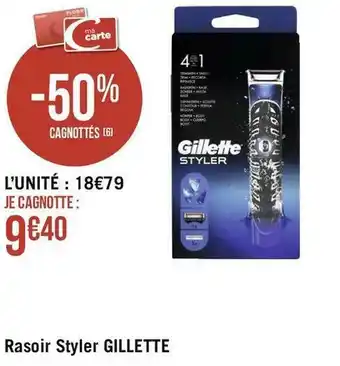Gillette rasoir styler