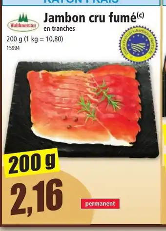 Norma Jambon cru fumé(c) offre