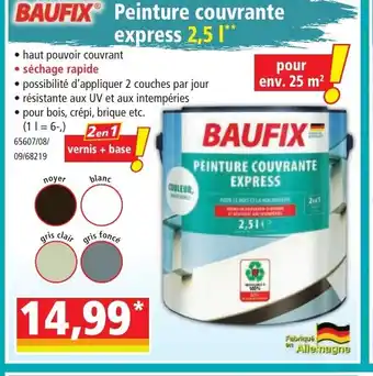 Norma BAUFIX Peinture couvrante offre