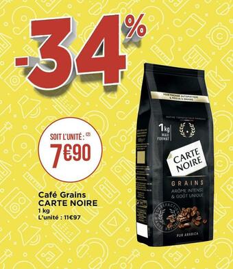Carte noire café grains