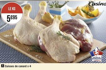 Géant Casino Cuisses de canard x 4 offre