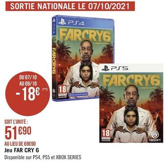 Géant Casino Jeu far cry 6 offre