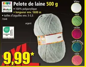 Norma Pelote de laine 500 g offre