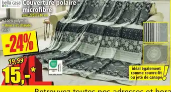 Norma bella casa Couverture polaire offre