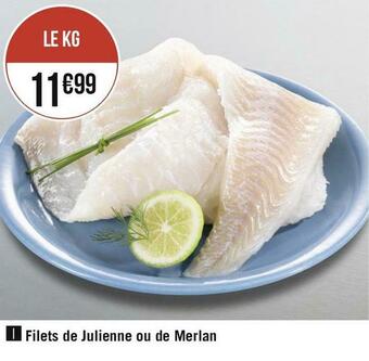Filets de julienne ou de merlan
