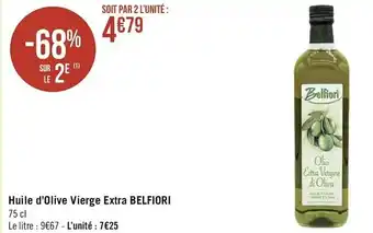 Géant Casino Belfiori huile d’olive vierge extra offre