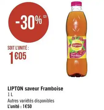 Lipton lipton saveur framboise