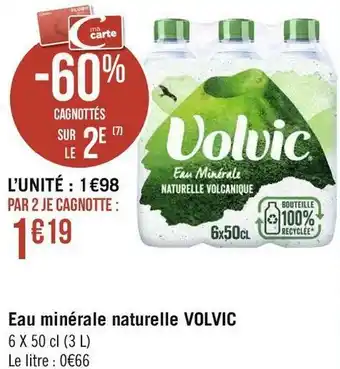 Volvic eau minérale naturelle