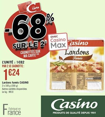 Casino lardons fumés