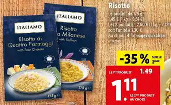 Lidl Risotto offre
