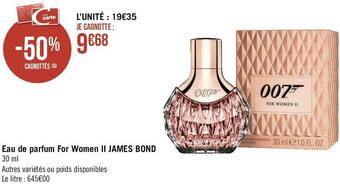 James bond eau de parfum for women ii