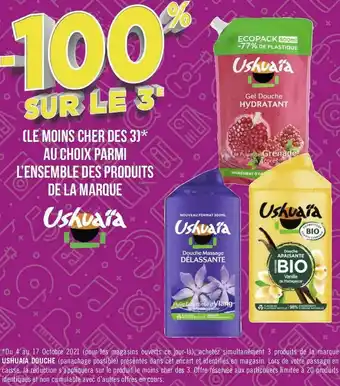Ushuaia bon plan sur l’ensemble des produits de la marque ushuaia