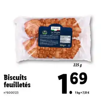 Lidl Biscuits feuilletés offre