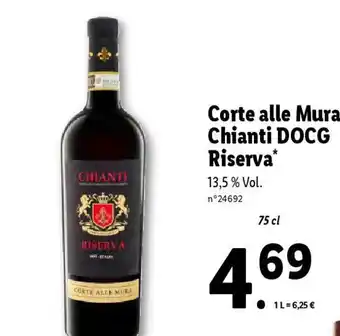 Lidl Corte alle Mura Chianti DOCG Riserva* offre