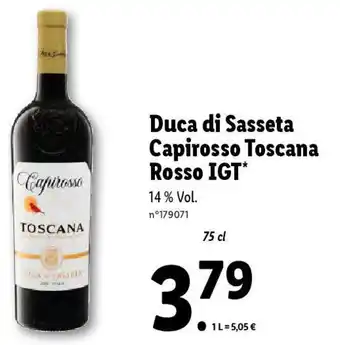 Duca di Sasseta Capirosso Toscana Rosso IGT*