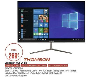 Thomson ordinateur tout-en-un