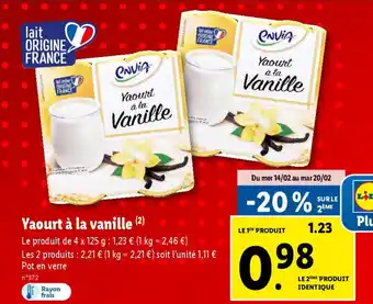 Lidl Yaourt à la vanille (2) offre