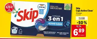 Lidl Skip Caps Active Clean* offre