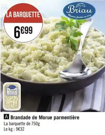 Géant Casino Brandade de morue parmentière offre