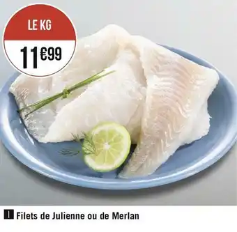 Géant Casino Filets de julienne ou de merlan offre